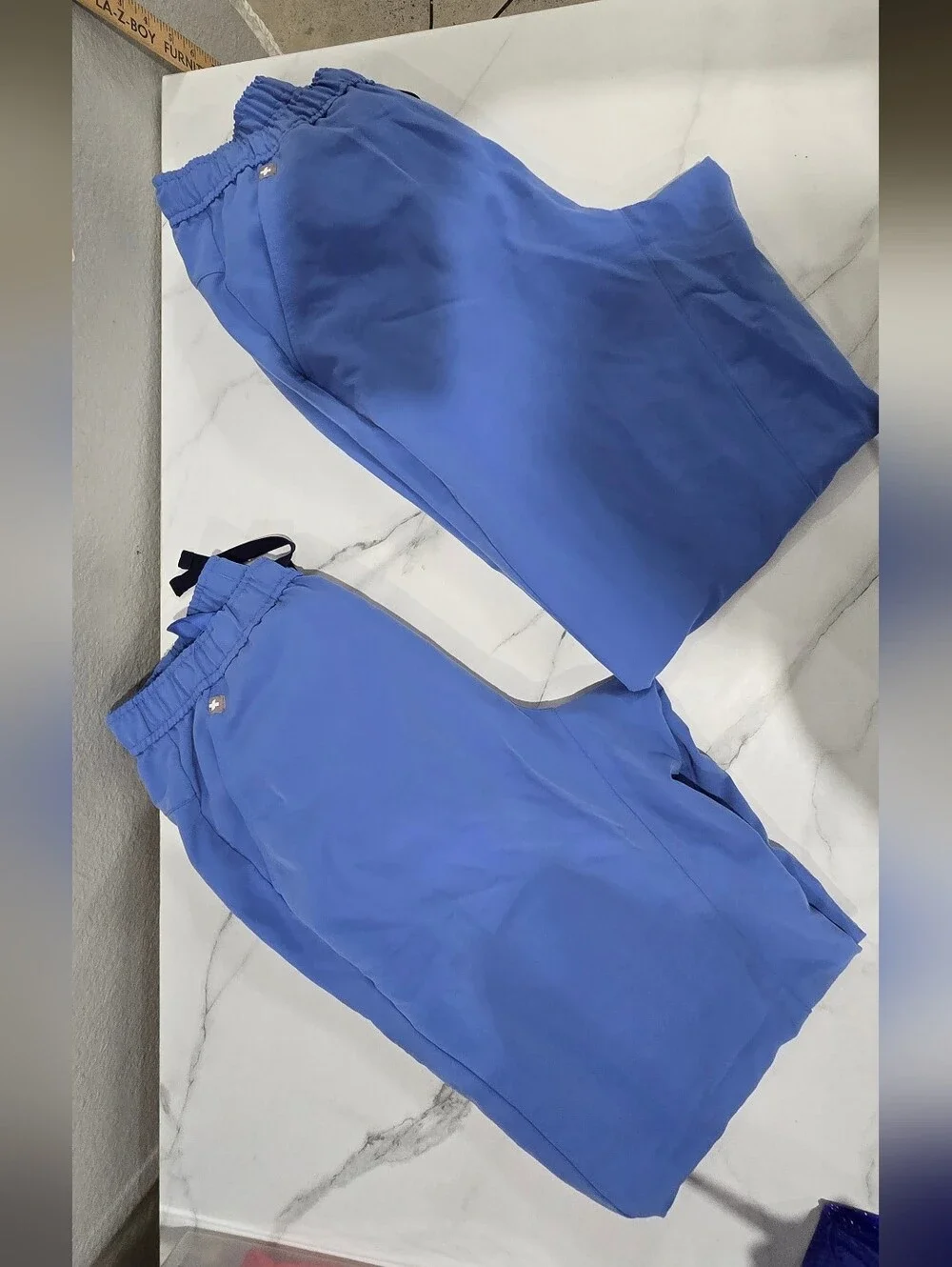 (2) FIGS Tansen Jogger 2.0 Style Scrub Pants Men Medium Light Blue MXXSW2004